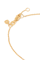 Love Script Bracelet, 14k Yellow Gold & Diamonds